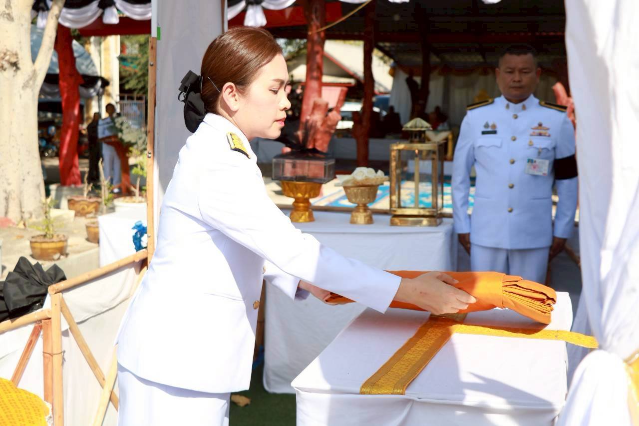 พิธีพระราชทานเพลิงศพ พระครูปิยศีลคุณ (บุญรอด ปิยสีโล) อดีตเจ้าอาวาสวัดสว่างโคกกลาง ตำบลหลุบ อำเภอเมืองกาฬสินธุ์ จังหวัดกาฬสินธุ์