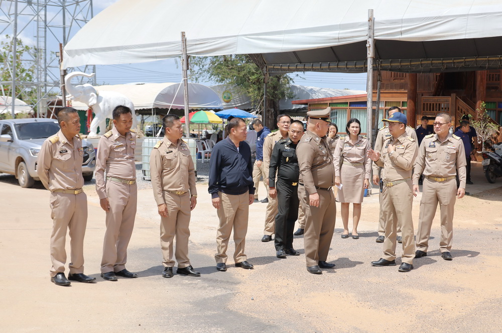 ผู้ว่าฯกาฬสินธุ์ ลงพื้นที่วัดพระธาตุหมื่นหิน เตรียมความพร้อมการรับเสด็จสมเด็จพระเจ้าลูกเธอ เจ้าฟ้าสิริวัณณวรี นารีรัตนราชกัญญา