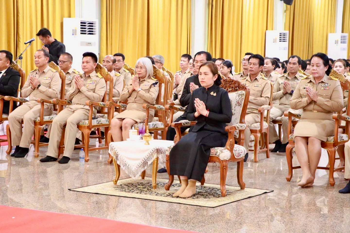 จังหวัดกาฬสินธุ์ จัดพิธีบำเพ็ญกุศลสวดพระอภิธรรมอุทิศถวายพระกุศลแด่ สมเด็จพระเจ้าลูกเธอ เจ้าฟ้าพัชรกิติยาภา นเรนทิราเทพยวดี กรมหลวงราชสาริณีสิริพัชร มหาวัชรราชธิดา